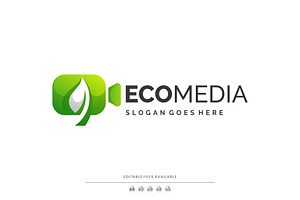 Gradient Modern Eco Camera Logo, a Branding & Logo Template by Artnivora.Std