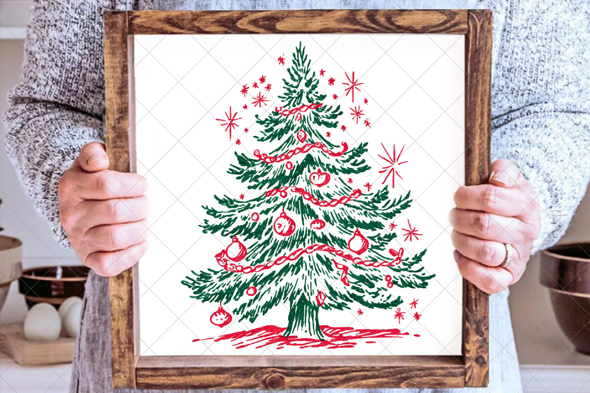 Christmas Line Art Png - Tree PNG, an Illustration by SinaCreation (Photo 6 of 7)