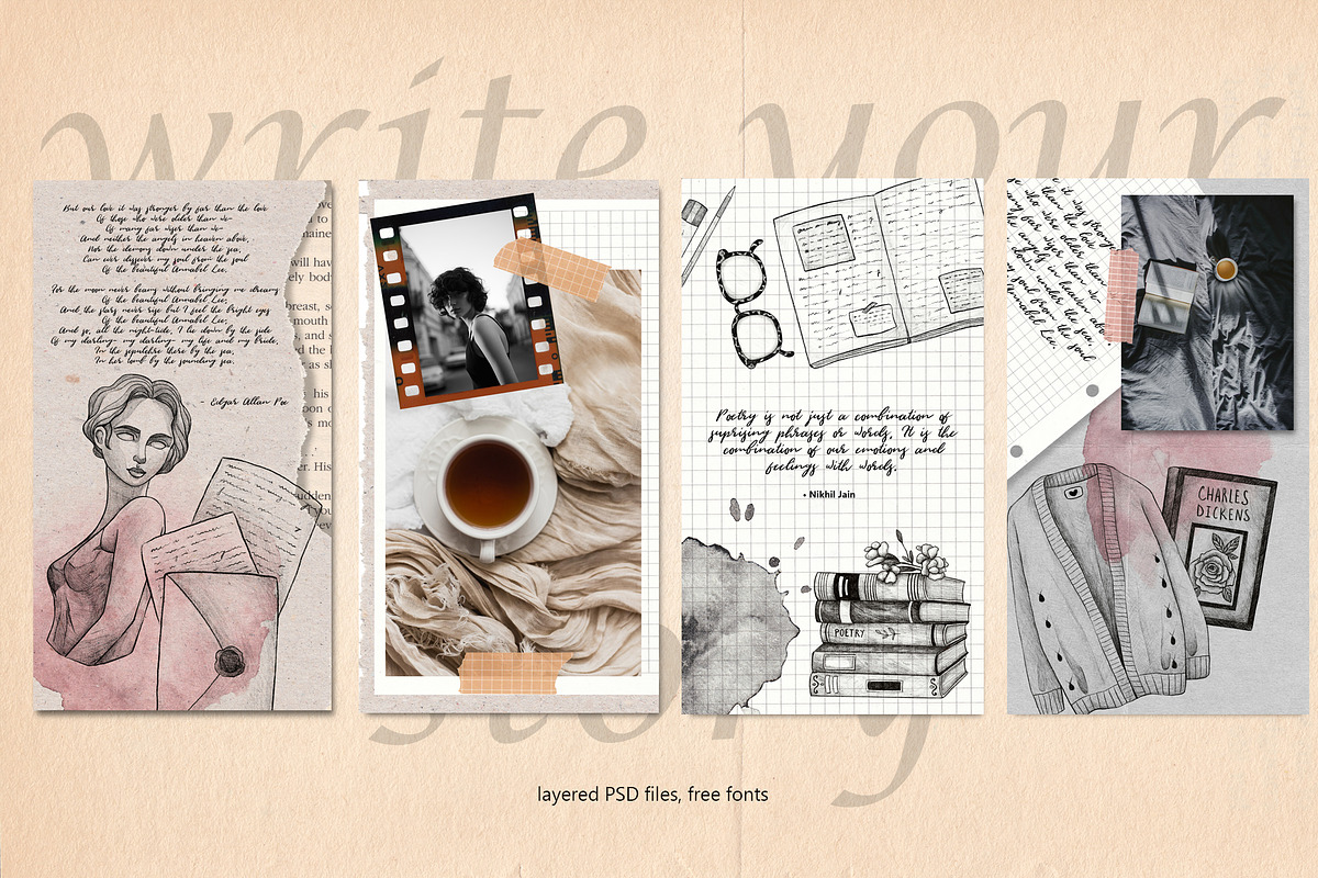 Author Collection, a Social Media Template by Scarlet Heath Art (Photo 10 of 21)