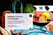 Oil Pastel Procreate Brushes, a Brush Add-On by Spasibenko Art (Thumbnail 3 of 11)