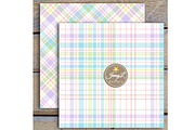 Pastel Christmas Plaids D Papers, a Pattern Graphic by JennyL Designs (Thumbnail 2 of 5)