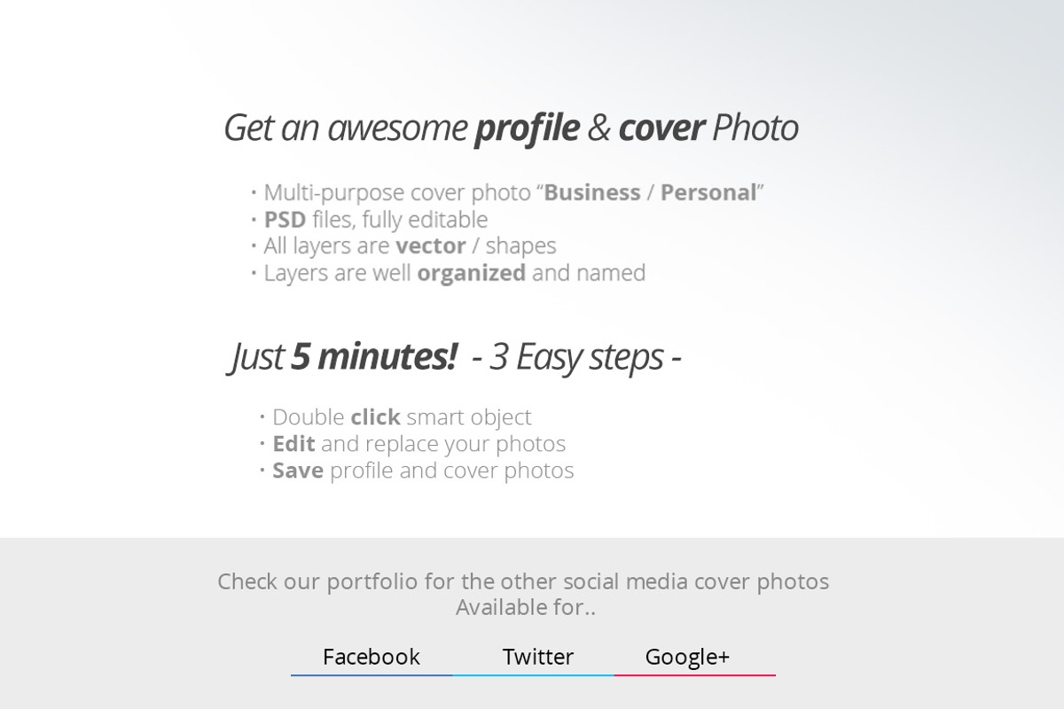 Social Collage | Google+ Cover Photo, a Templates & Theme by Pixel Strawberry (Photo 2 of 2)