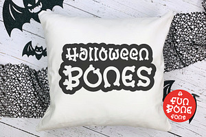 FUN BONE FONT A Halloween Font