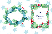 Santa Claus watercolor and Christmas, a Graphic by Olha Kalyta (Thumbnail 4 of 8)