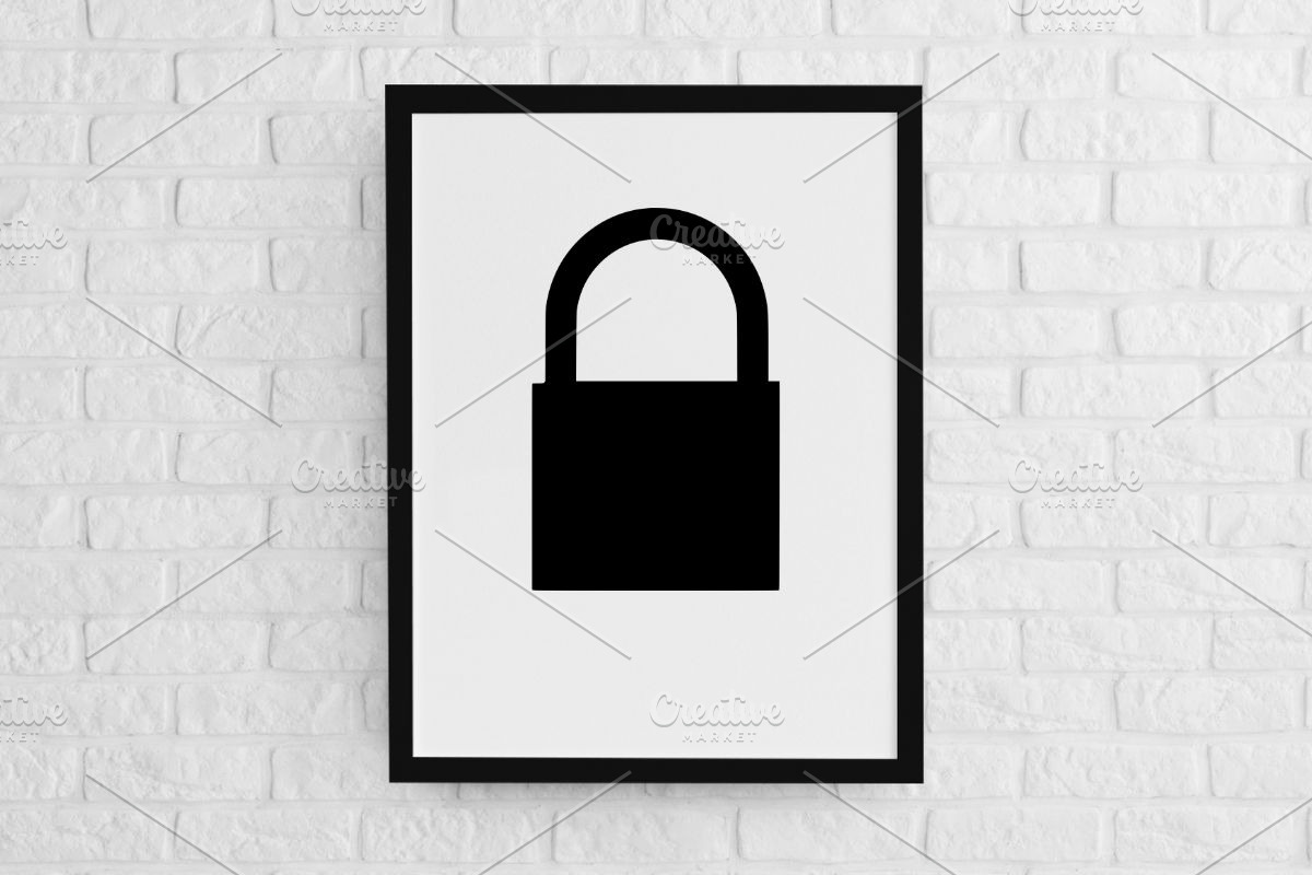 Padlock Silhouette SVG, an Object Illustration by newminddesign (Photo 2 of 3)