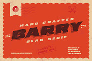 Barry | 4 Font Styles, a Slab Serif Font by ochaya designs (Thumbnail 1 of 6)