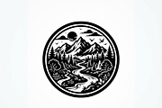 60 Eco Globe Landscape Silhouette, a Technology Illustration by Amazin_art (Thumbnail 22 of 29)