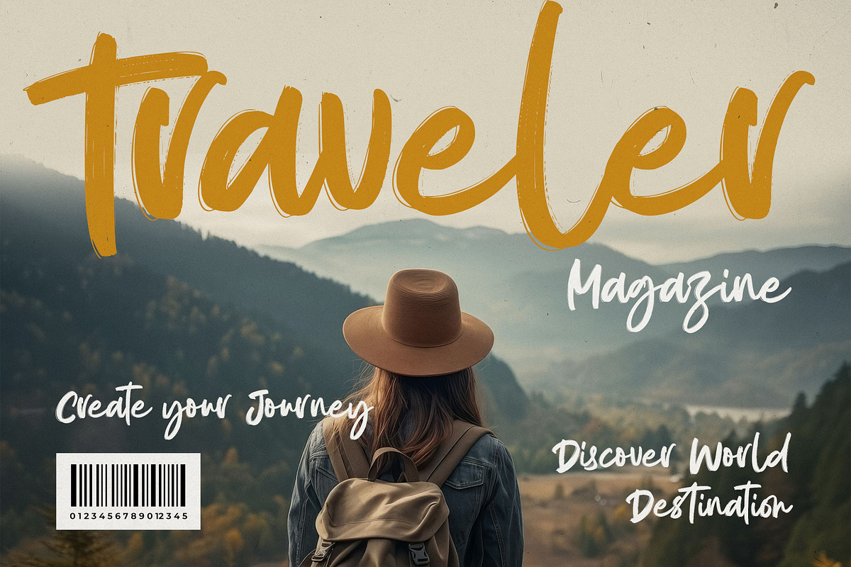 Garemy Handwritten Brush Font, a Handwritten Font by RantautypeStudio (Photo 13 of 15)