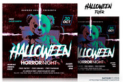 Halloween Party Flyer Template - PSD, a Flyer Template by Satgur Graphic Design (Thumbnail 1 of 3)