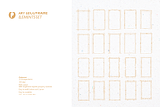 Art Deco Frame Elements Set, an Object Illustration by peterdraw (Thumbnail 2 of 6)