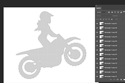 Motorcycle Girl Template, a Templates & Theme by AIW SOLUTIONS (Thumbnail 2 of 3)