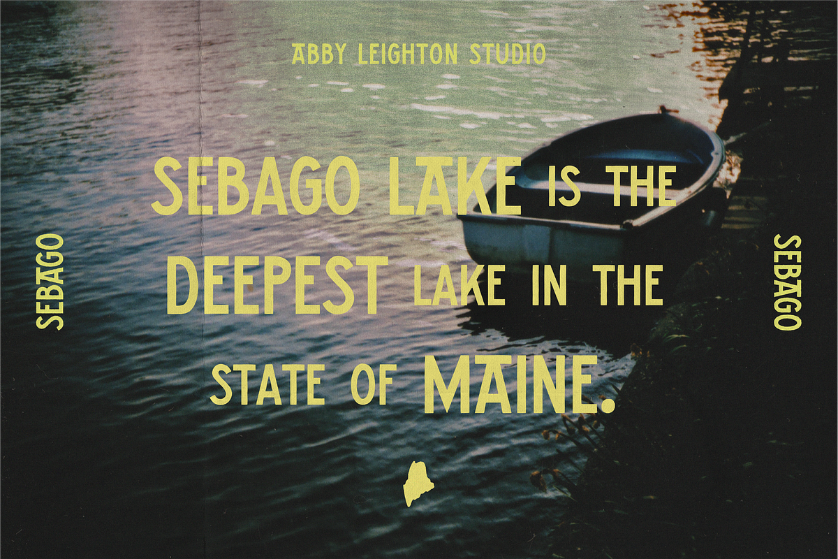 SEBAGO by Abby Leighton, a Sans Serif Font by Abby Leighton Studio (Photo 4 of 5)