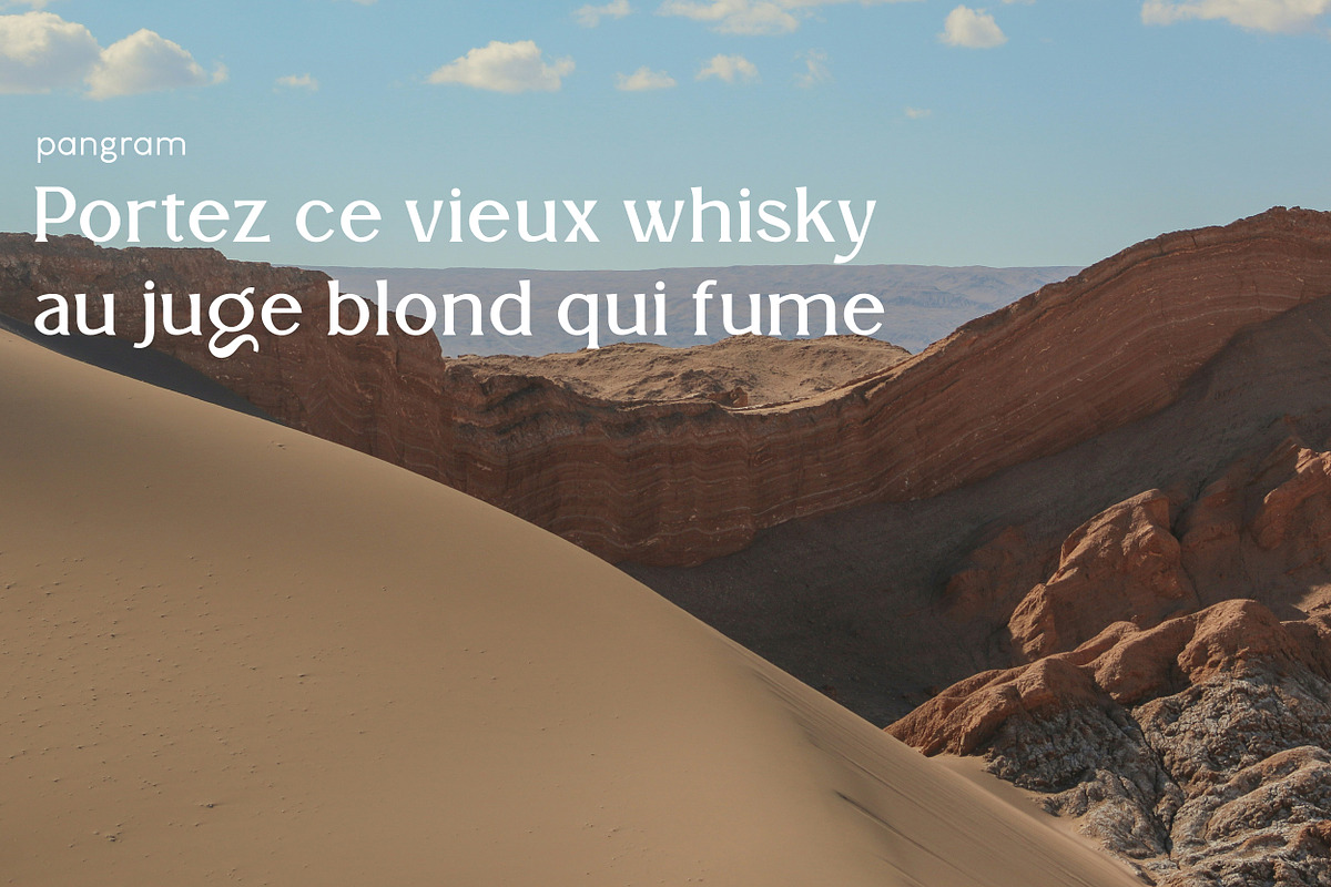 LA DE CHANE Display Font, a Serif Font by Hishand Studio (Photo 10 of 10)