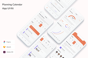 Planning Calendar App UI Kit