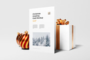 Christmas Card Mockup, an Advertising Mockup by zpackcreative (Thumbnail 1 of 4)