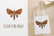 Hand-drawn Butterfly & Moon Moth, an Animal Illustration by the_myro (Thumbnail 5 of 5)