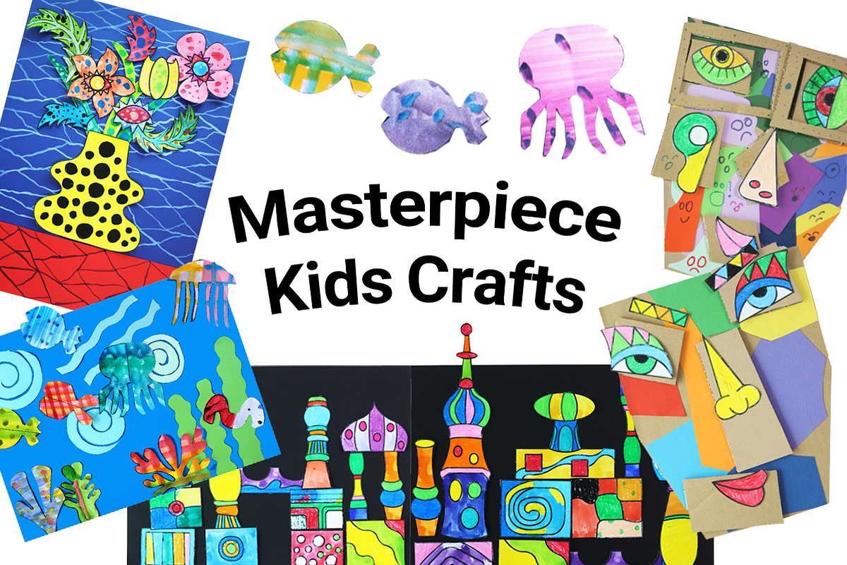 Masterpiece Kids Crafts, an Education Illustration by DRAWINART (Photo 1 of 6)
