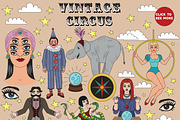 Vintage circus, an Education Illustration by tamara.comotomka (Thumbnail 1 of 4)