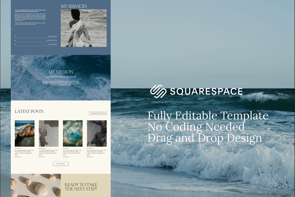 Therapist Squarespace Template, a Squarespace Template by Sofia Designs (Photo 4 of 8)