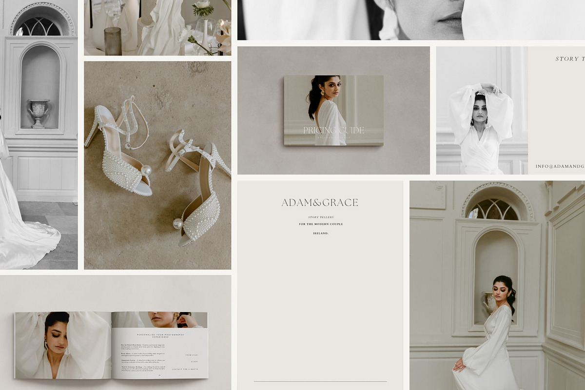 Wedding Photography Branding Kit, a Marketing Template by Adam and Grace (Photo 1 of 16)