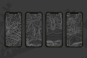 Topographic Maps Vector Bundle, a Texture Illustration by RDShop (Thumbnail 7 of 13)