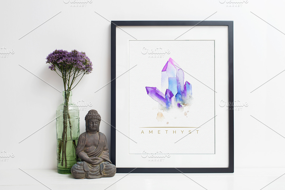 Spring Picture Frame Mockup Bundle, a Print Template by Ashley Alexandra Design (Photo 4 of 8)