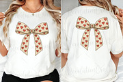 Hearts Coquette Valentine's Bow Png, an Illustration by OK Design (Thumbnail 1 of 4)
