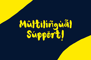 Blast | Bold and Playful Font, a Font by alphArtype (Thumbnail 11 of 12)