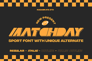 Matchday - Sport Font