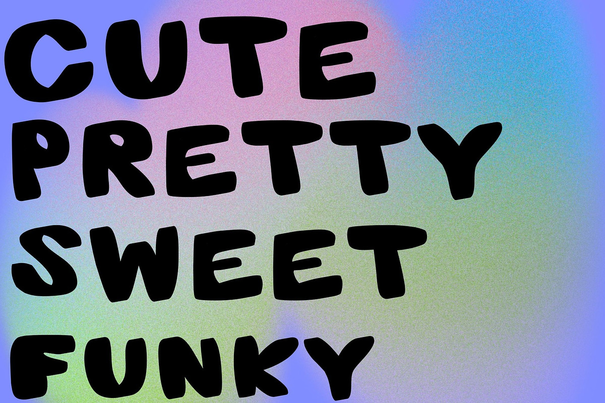 Funky Chunky Sans Hand-drawn Display, a Handwritten Font by Eryn Rose Design (Photo 12 of 19)