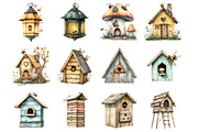 Bee House Clipart Set, an Illustration by Design Market (Thumbnail 3 of 3)