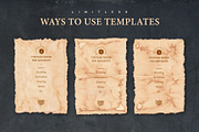 Vintage Paper Mockup Set, a Product Mockup by Creative Veila (Thumbnail 6 of 7)