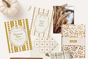 Natural Autumn background & pattern, a Pattern Graphic by Cozy pattern shop (Thumbnail 4 of 14)