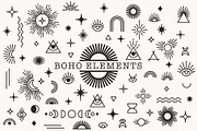 Boho Elements Vector Bundle, a Graphic by CojoMoxon (Thumbnail 3 of 3)