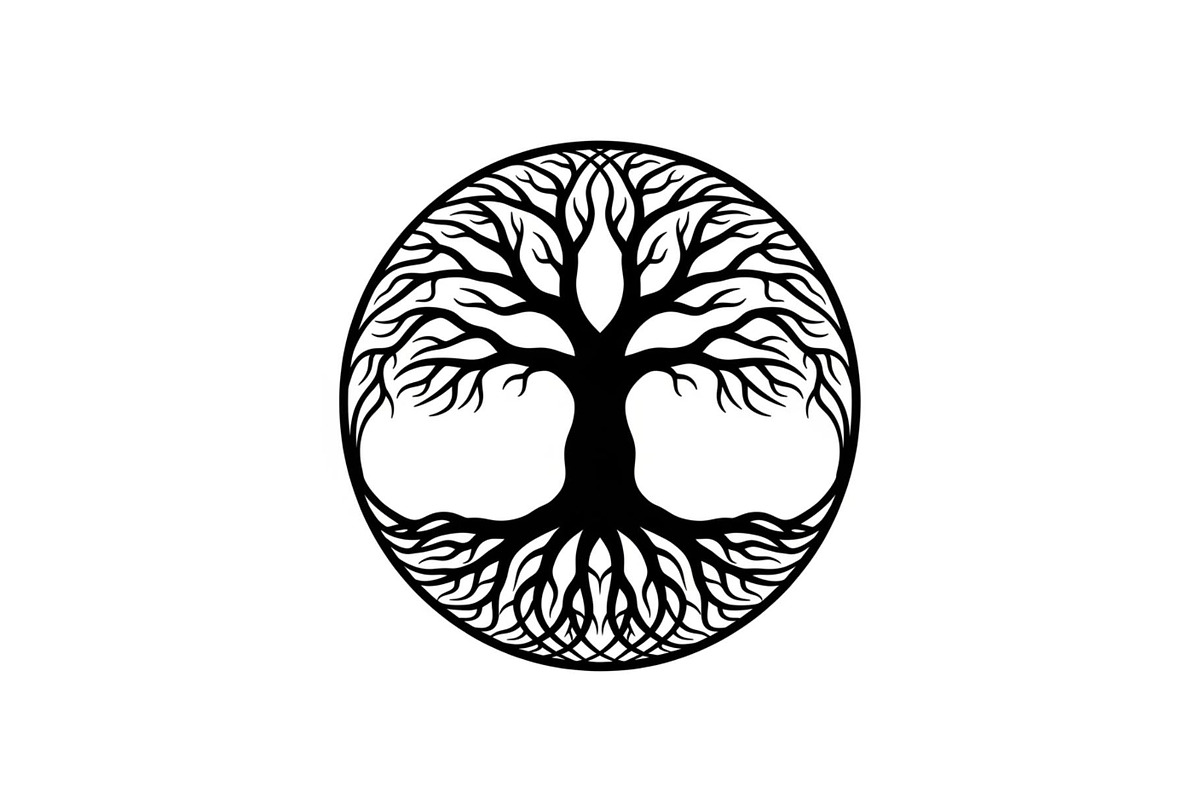Tree of Life Circle SVG Bundle, an Illustration by Gfx_Store (Photo 26 of 50)
