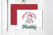 Pink Retro Christmas Design Bundle, an Object Graphic by Boodesign (Thumbnail 3 of 7)