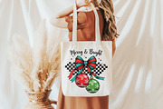 Retro Christmas Ornaments Bow PNG, an Illustration by Libby Wishes (Thumbnail 6 of 6)