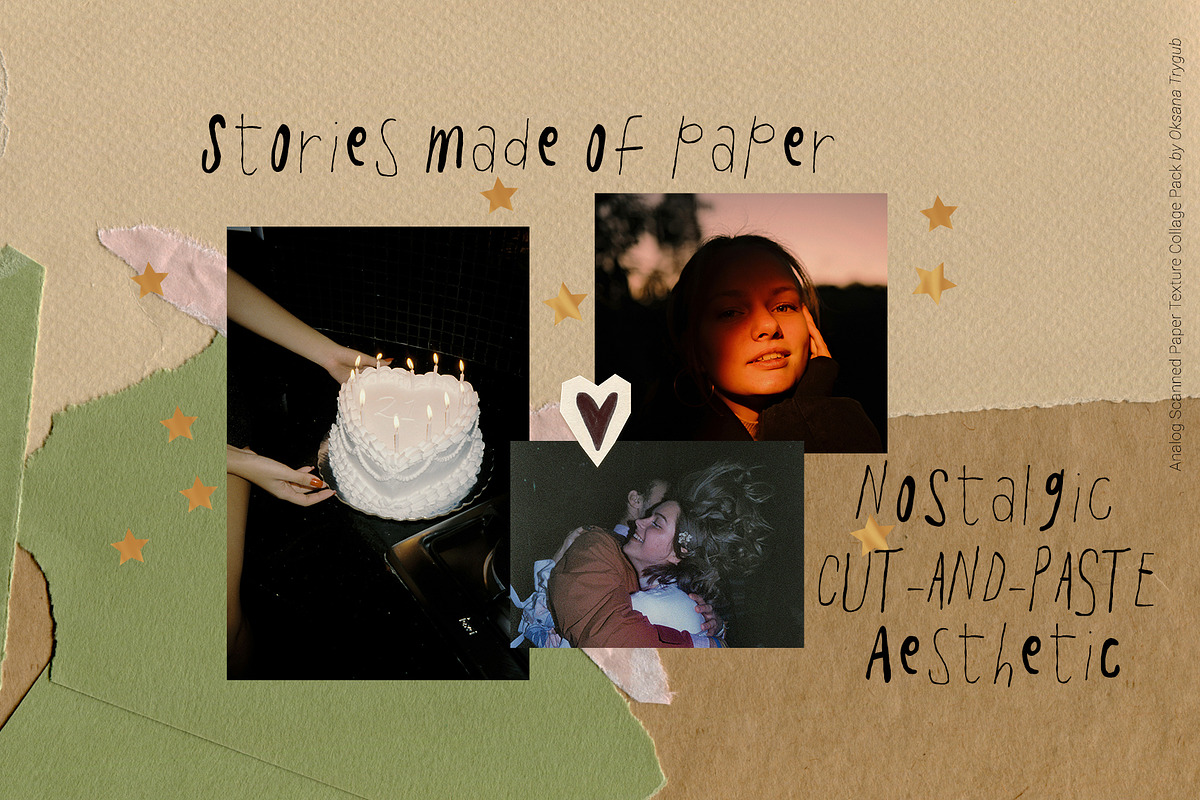 Scanned Paper Texture Collage Pack, a Texture Graphic by Oksana Trygub (Photo 2 of 16)