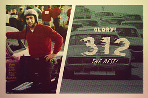 DRIVER Retro Action Typeface