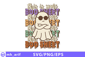 This is Some Boo Sheet Halloween SVG, a Seasonal Illustration by mh_arif