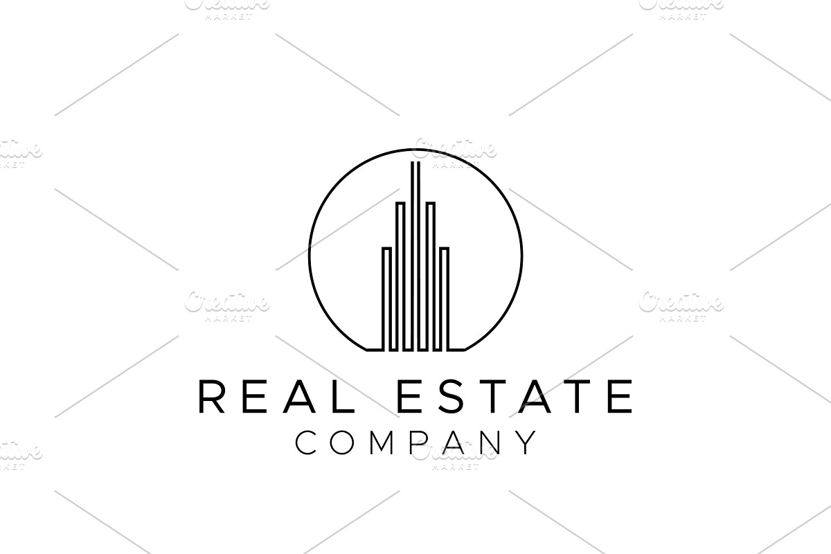 Minimalist Real Estate Logo Design, a Branding & Logo Template by AlvinStd