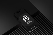 iPhone 15 Mockup, an iPhone Mockup by Mockupia (Thumbnail 2 of 9)