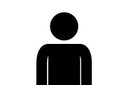 Simple male figure standing, an Object Illustration by Things for designers (Thumbnail 3 of 3)