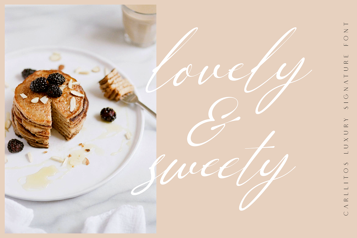 Carllitos // Luxury Signature Font preview 7