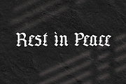 Risselamp, a Blackletter Font by GlottaTypeface (Thumbnail 8 of 8)