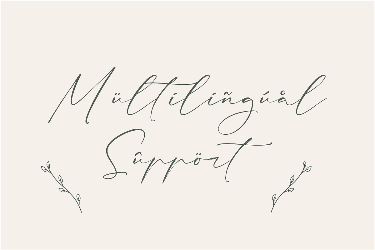 Rhastela Greams Modern Signature, a Script Font by Storytype Studio (Photo 10 of 15)