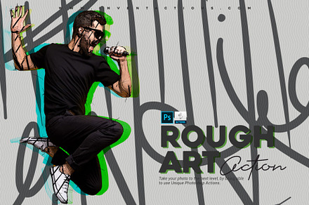 Rough Art Photoshop Action