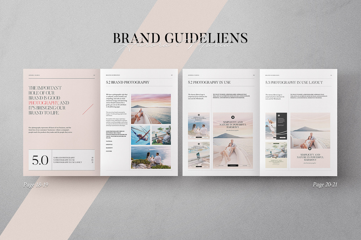 Brand Guidelines, a Brochure Template by Proonty (Photo 6 of 9)