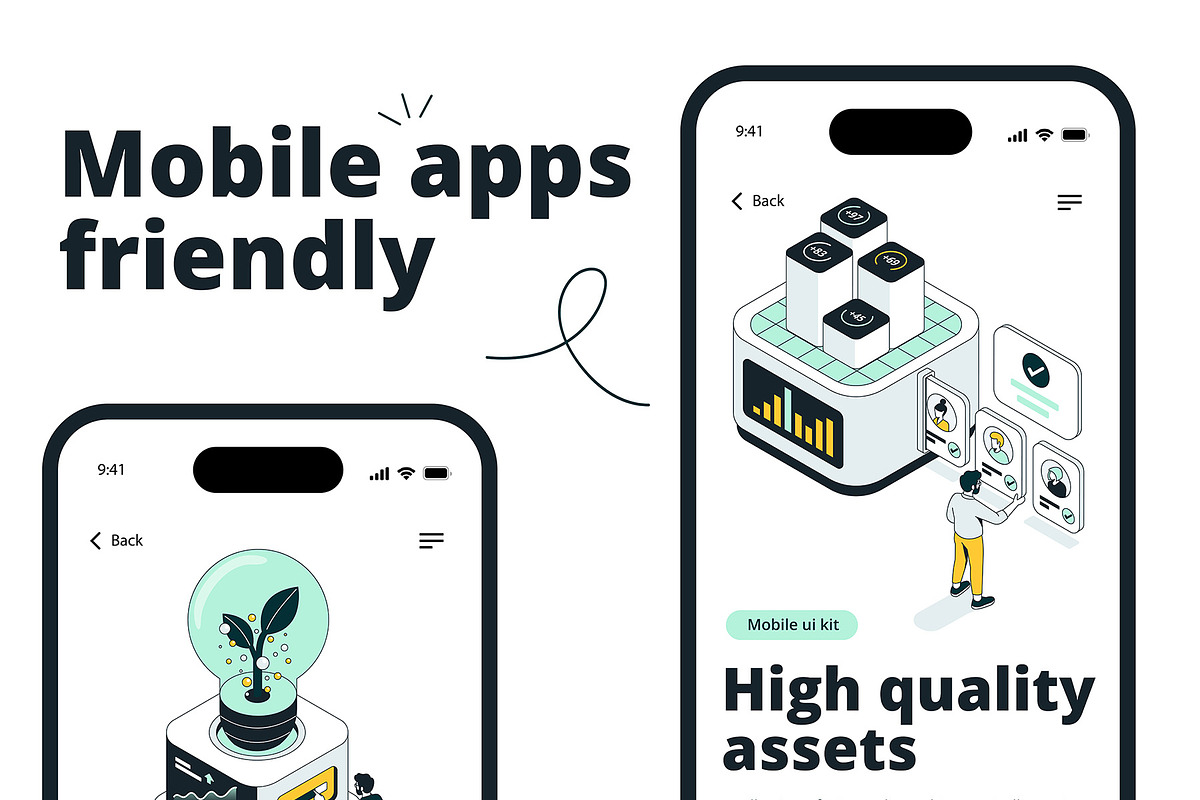 Fintech World-Isometric Illustration, a Finance Illustration by Creative Graphics (Photo 3 of 8)