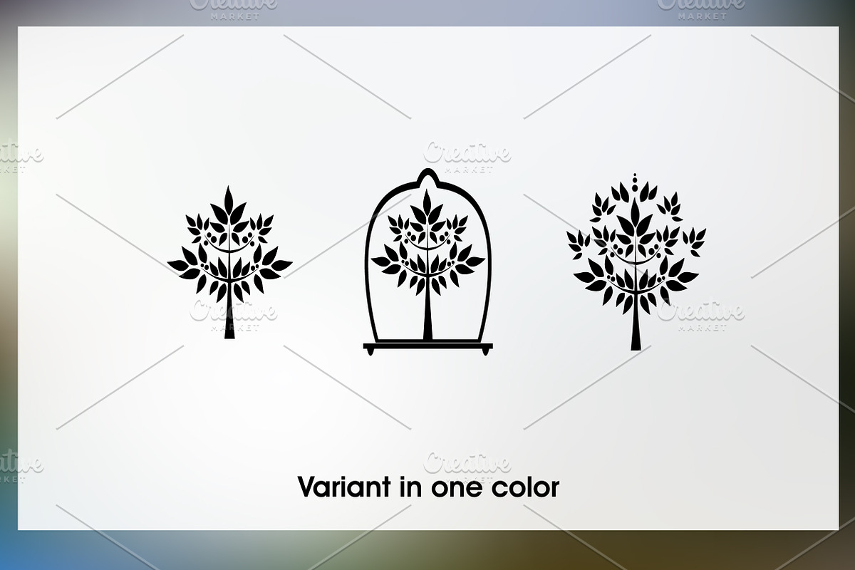 Set of logos trees, a Branding & Logo Template by BondarenkoNat (Photo 2 of 3)